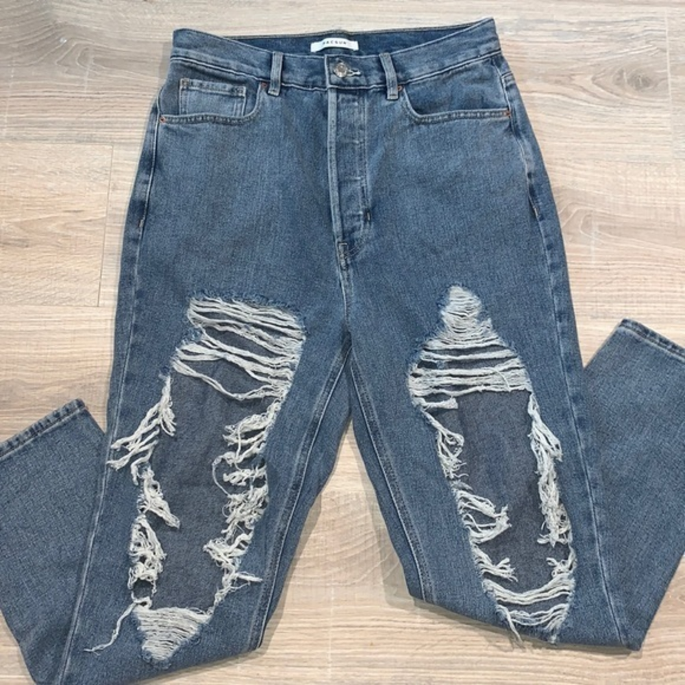Pacsun dark‎ wash ripped jeans